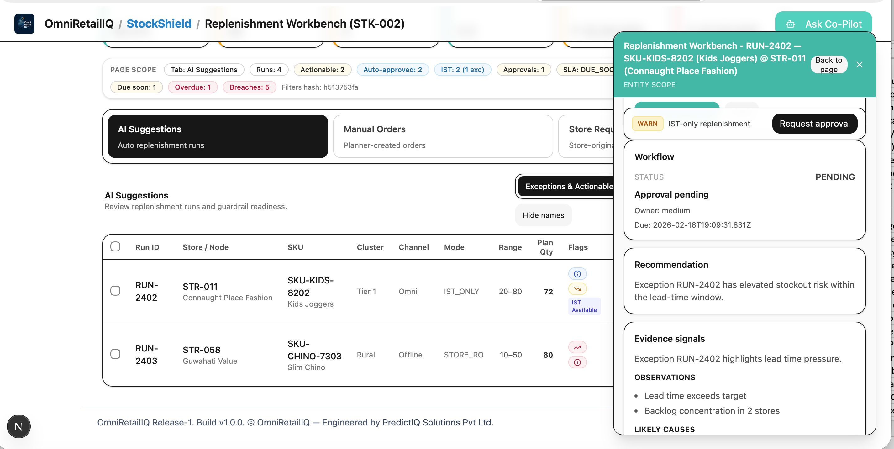 OmniretailIQ AI Assistant in context