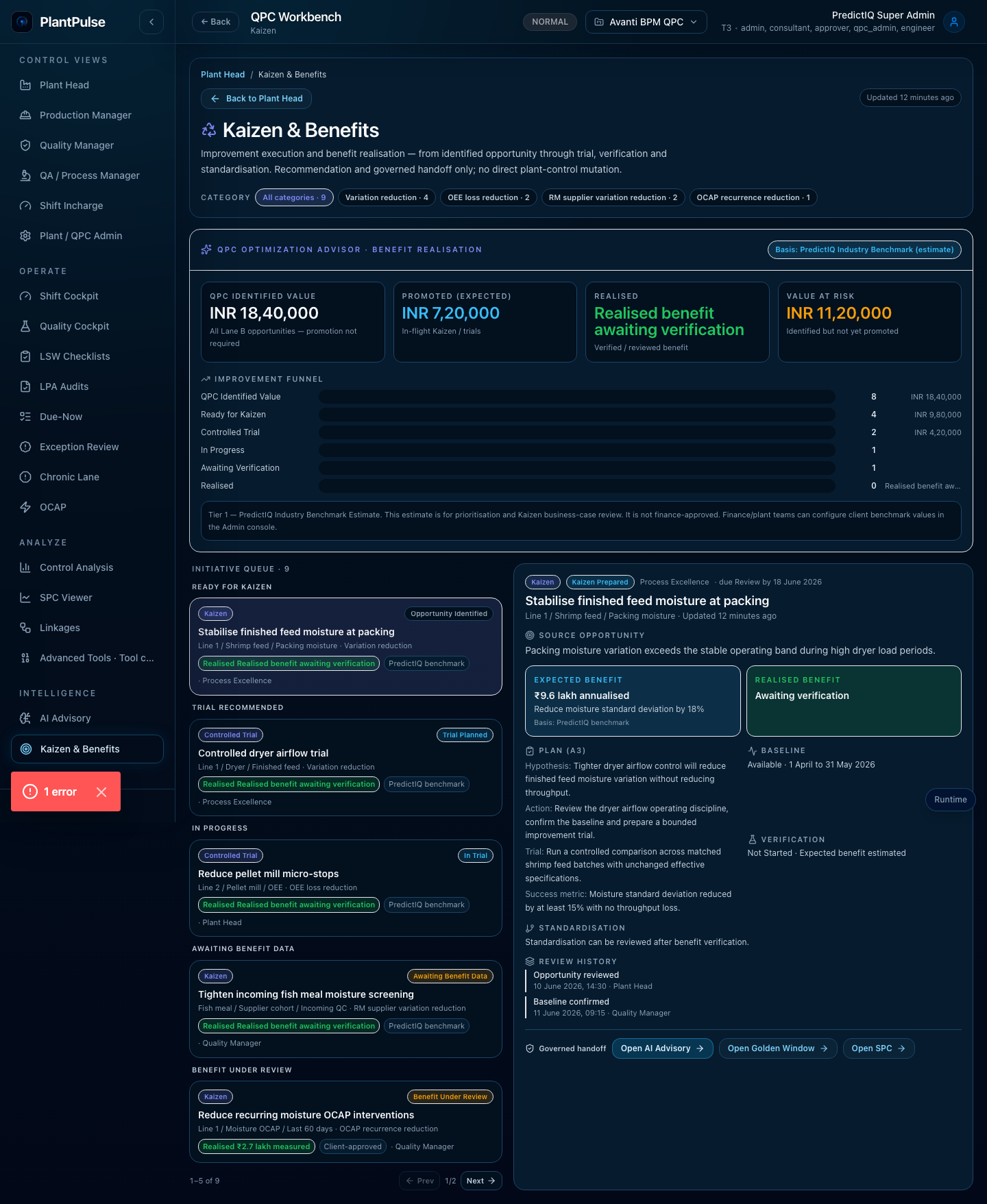 AI Kaizen Advisor